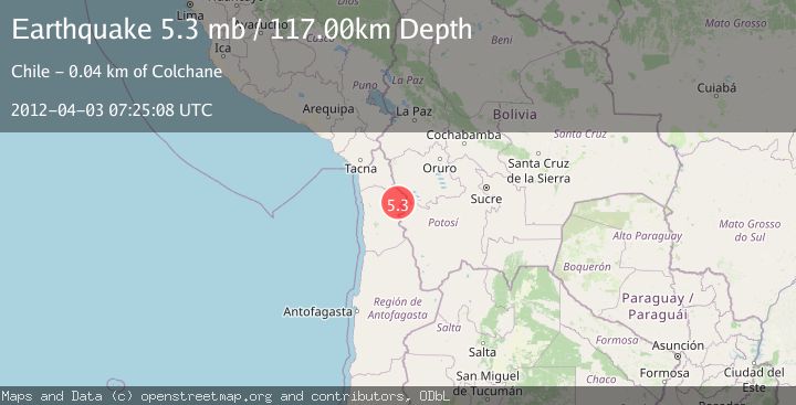 Map of TARAPACA, CHILE