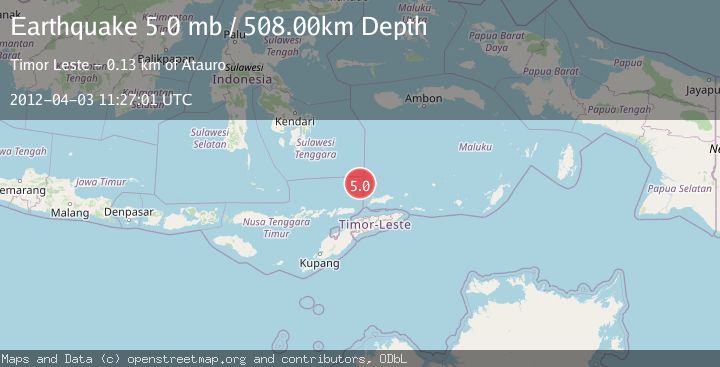 Map of KEPULAUAN BARAT DAYA, INDONESIA