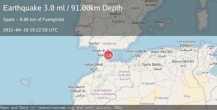 Map of STRAIT OF GIBRALTAR