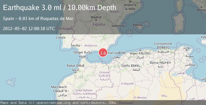 Map of STRAIT OF GIBRALTAR
