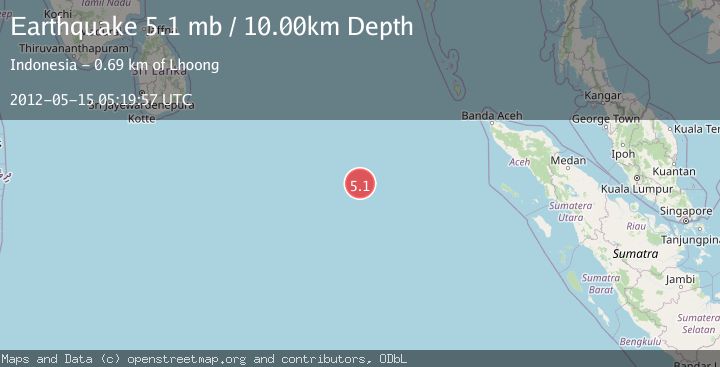 Map of NORTH INDIAN OCEAN