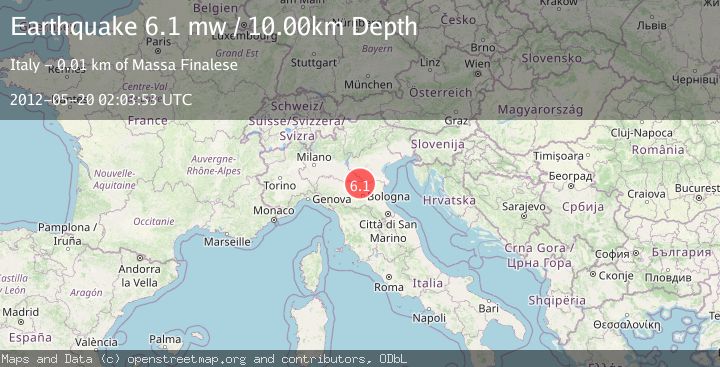Map of NORTHERN ITALY