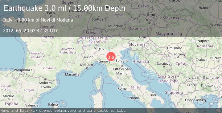 Map of NORTHERN ITALY