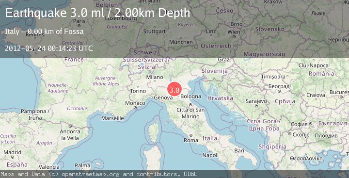 Map of NORTHERN ITALY