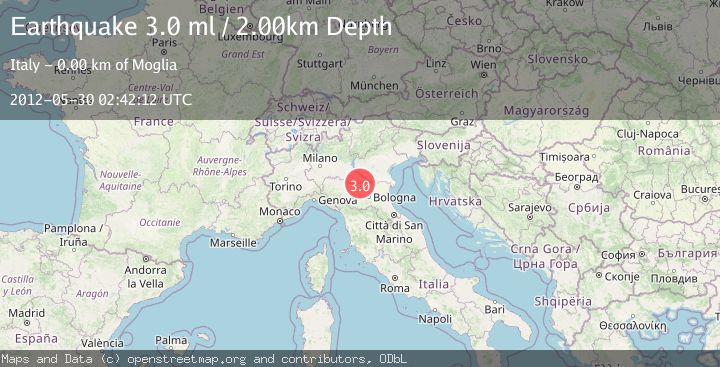 Map of NORTHERN ITALY
