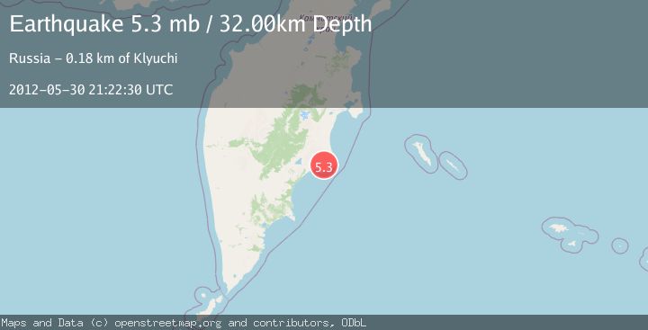 Map of NEAR EAST COAST OF KAMCHATKA