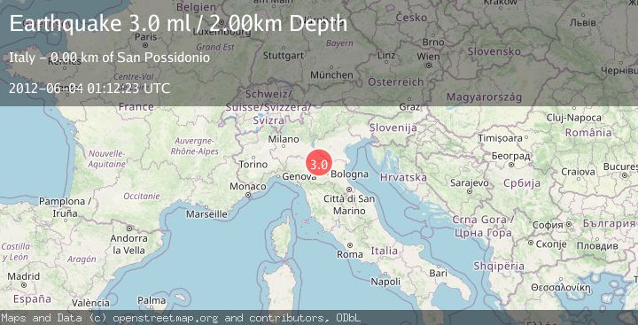 Map of NORTHERN ITALY