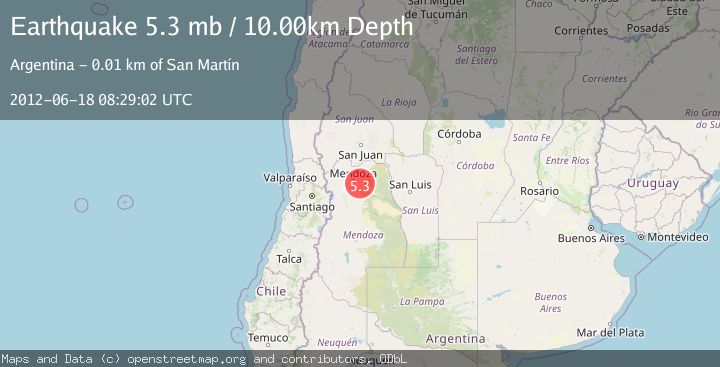Map of MENDOZA, ARGENTINA