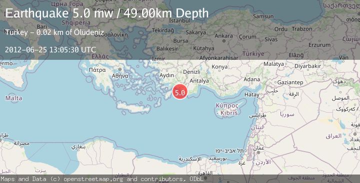 Map of WESTERN TURKEY