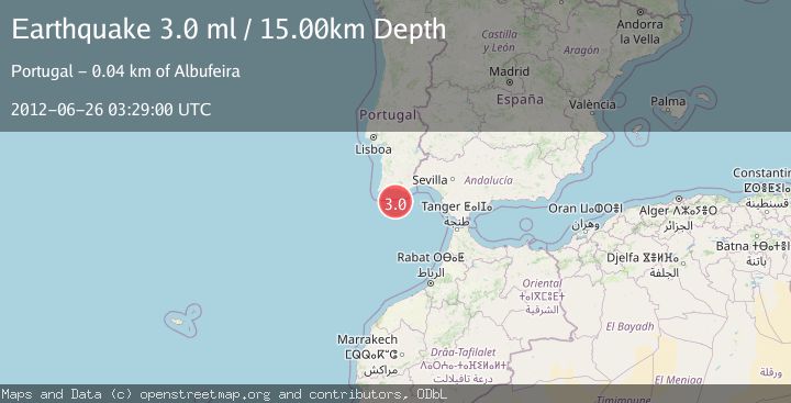 Map of WEST OF GIBRALTAR