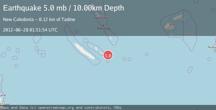 Map of LOYALTY ISLANDS