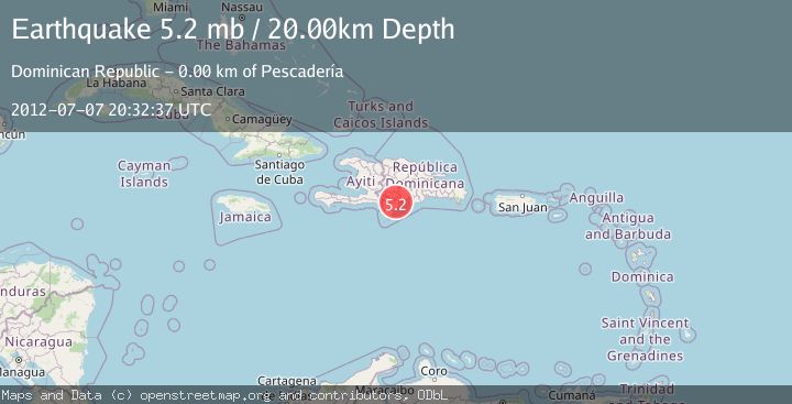 Map of DOMINICAN REPUBLIC