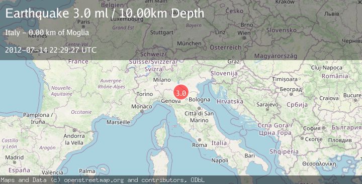 Map of NORTHERN ITALY