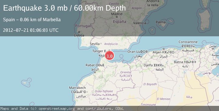 Map of STRAIT OF GIBRALTAR