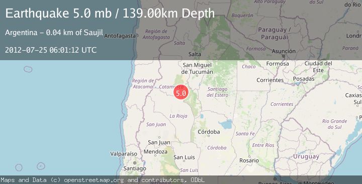 Map of CATAMARCA, ARGENTINA