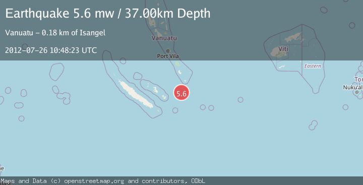 Map of SOUTHEAST OF LOYALTY ISLANDS