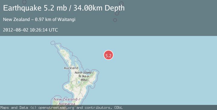 Map of EAST OF NORTH ISLAND, N.Z.