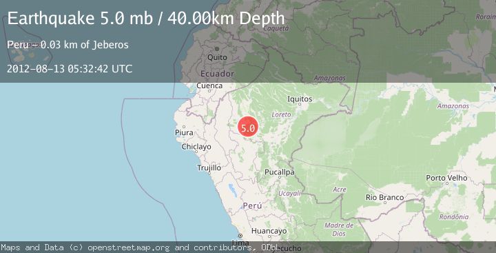 Map of NORTHERN PERU