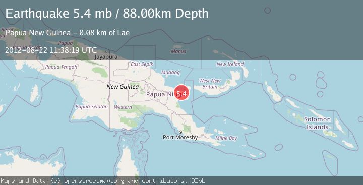 Map of EASTERN NEW GUINEA REG., P.N.G.