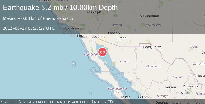 Map of GULF OF CALIFORNIA