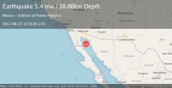 Map of GULF OF CALIFORNIA
