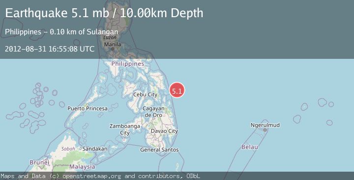 Map of PHILIPPINE ISLANDS REGION