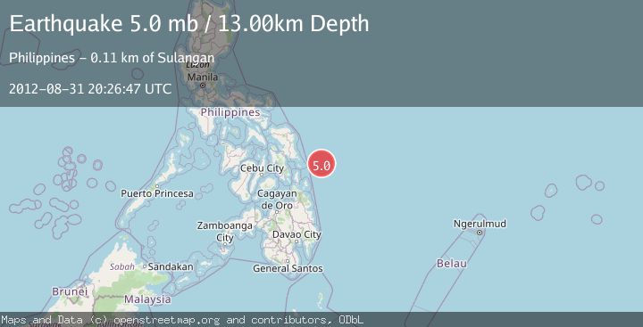 Map of PHILIPPINE ISLANDS REGION