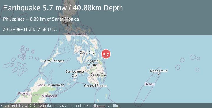 Map of PHILIPPINE ISLANDS REGION