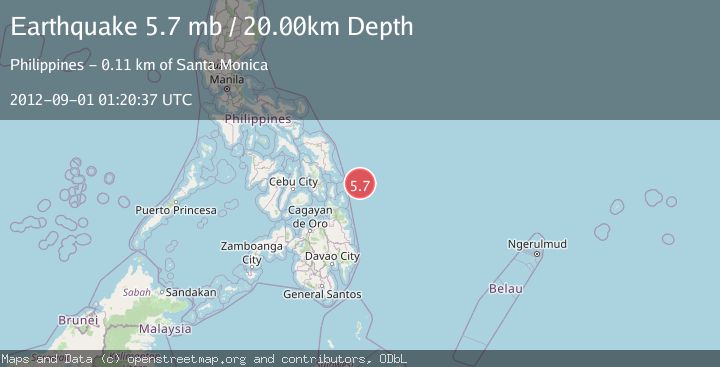 Map of PHILIPPINE ISLANDS REGION
