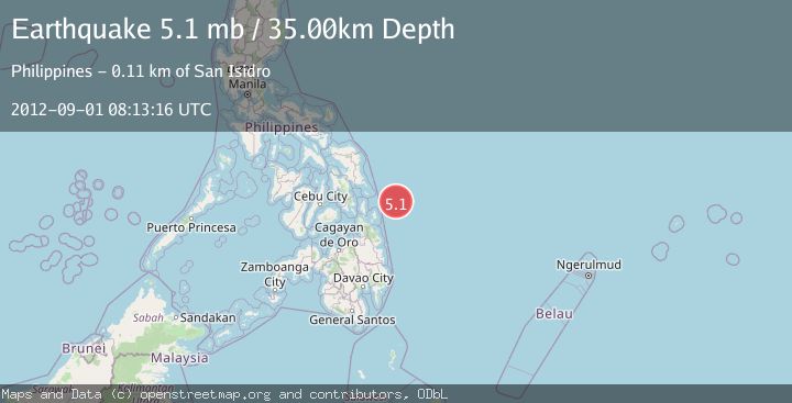 Map of PHILIPPINE ISLANDS REGION