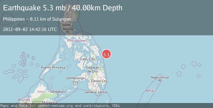 Map of PHILIPPINE ISLANDS REGION