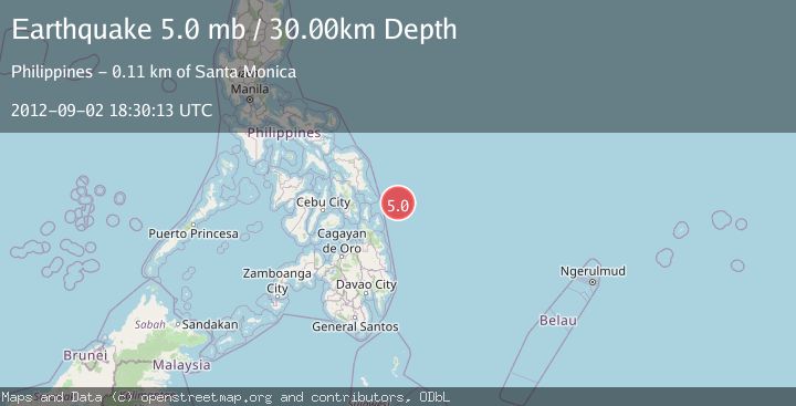 Map of PHILIPPINE ISLANDS REGION