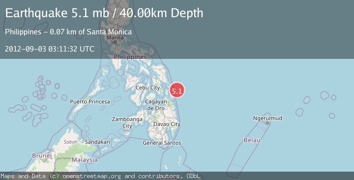 Map of PHILIPPINE ISLANDS REGION