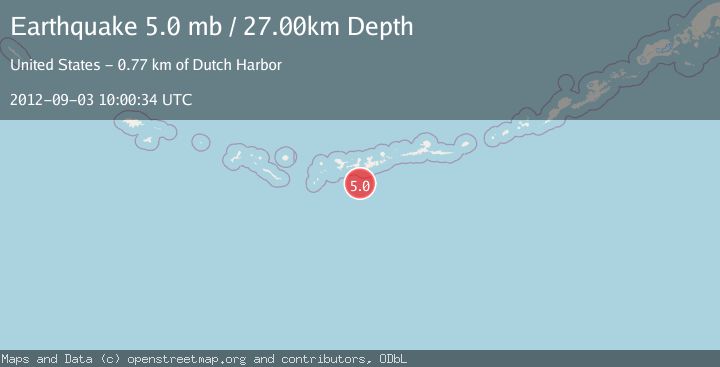 Map of ANDREANOF ISLANDS, ALEUTIAN IS.