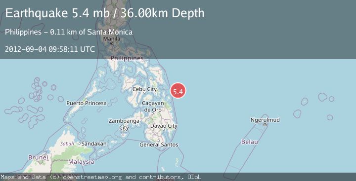 Map of PHILIPPINE ISLANDS REGION
