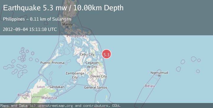 Map of PHILIPPINE ISLANDS REGION