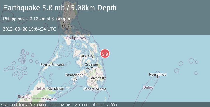 Map of PHILIPPINE ISLANDS REGION