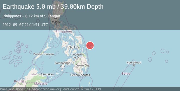 Map of PHILIPPINE ISLANDS REGION