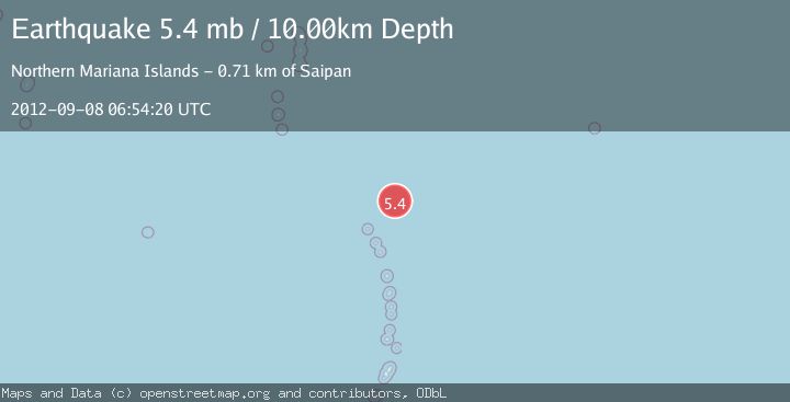 Map of MARIANA ISLANDS REGION