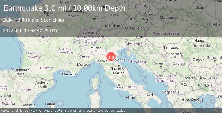 Map of NORTHERN ITALY