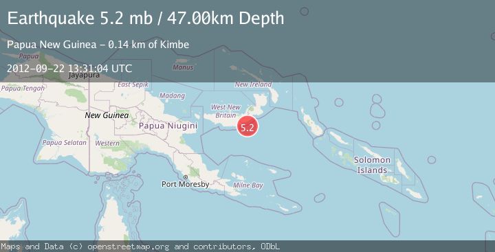 Map of NEW BRITAIN REGION, P.N.G.
