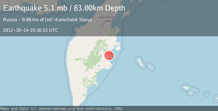 Map of NEAR EAST COAST OF KAMCHATKA