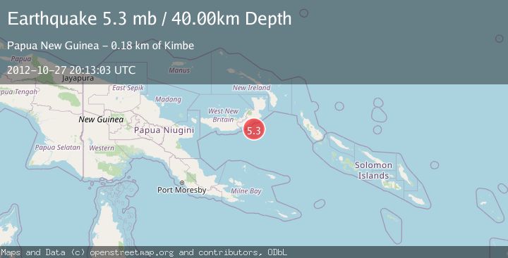 Map of NEW BRITAIN REGION, P.N.G.