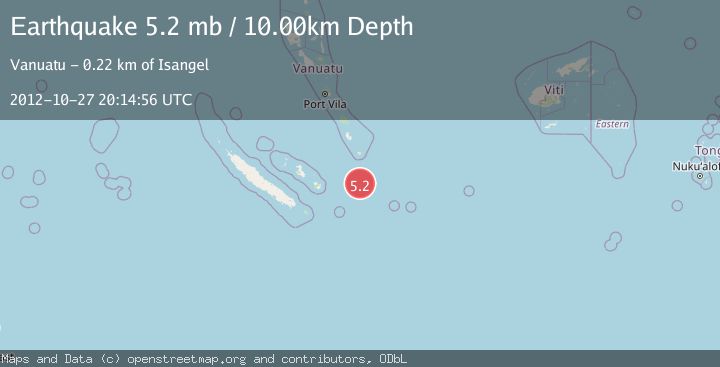 Map of SOUTHEAST OF LOYALTY ISLANDS