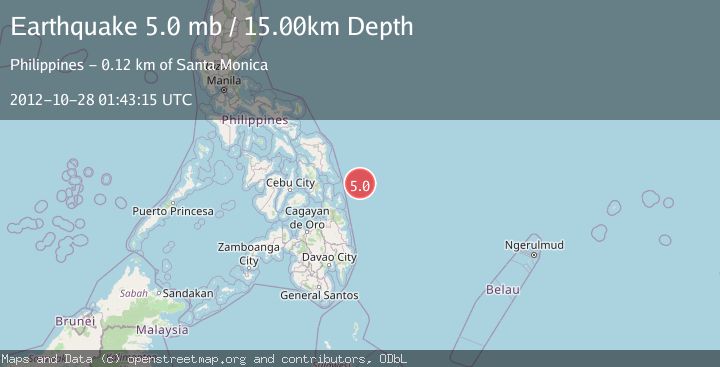 Map of PHILIPPINE ISLANDS REGION