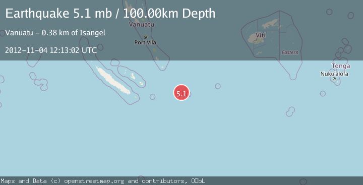 Map of SOUTHEAST OF LOYALTY ISLANDS