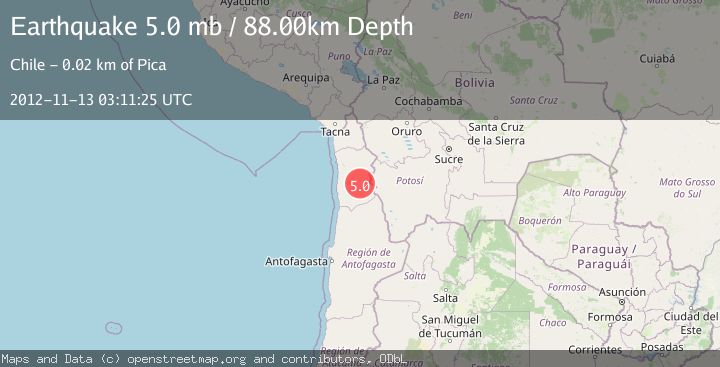 Map of TARAPACA, CHILE