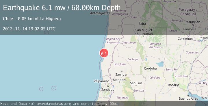 Map of ATACAMA, CHILE