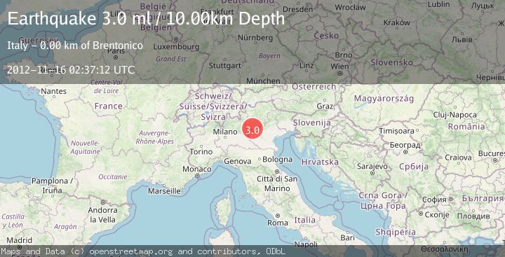 Map of NORTHERN ITALY