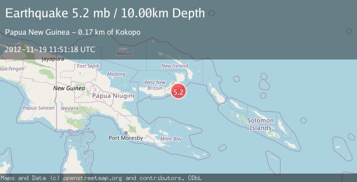 Map of NEW BRITAIN REGION, P.N.G.